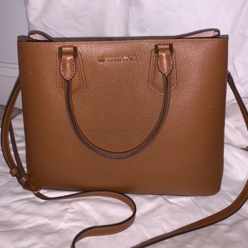 MICHAEL KORS Mercer Large Saffiano Leather Tote